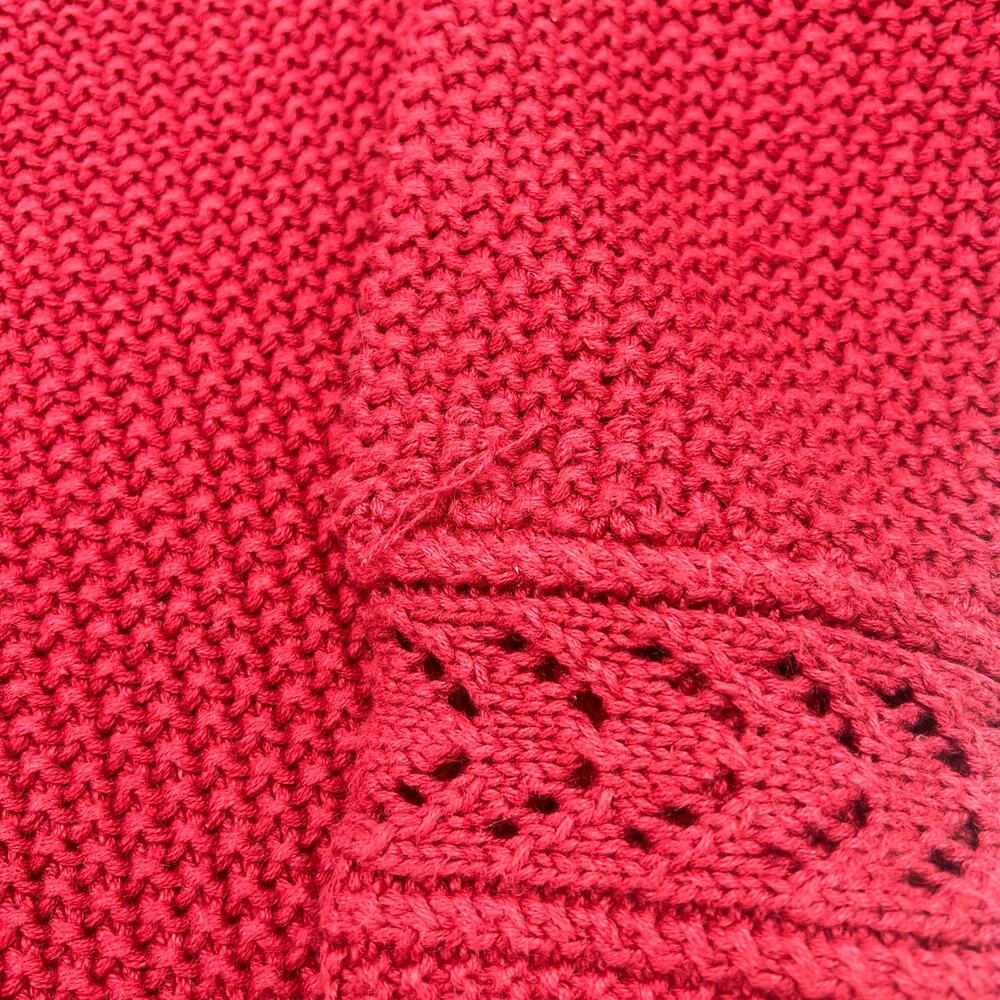 New York Style Womens VTG Heavyweight Embroidered Cottagecore Zip Cardigan Sz L - Picture 4 of 10